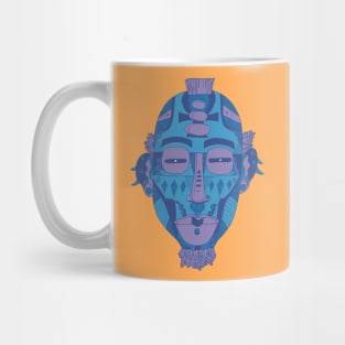 Mountain Blue African Mask 5 Mug